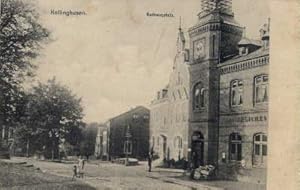 Rathausplatz. Ansichtskarte in Lichtdruck.