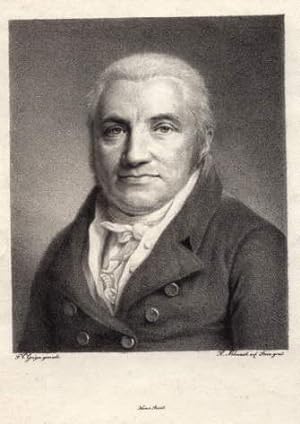 (1762 - 1826). Theologe und Historiker in Hamburg. Lithographie von H.Aldenrath nach Fr.C.Gröger ...
