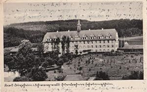 Eisenbahner Erholungsheim. Photopostkarte. Abgestempelt Bad Dürrheim 14.08.1943.