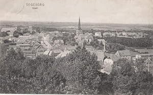 Stadt (Gesamtansicht). Ansichtskarte in Lichtdruck. Abgestempelt Leezen 28.04.1917.