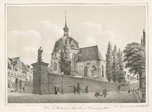 Die St. Gertruden Kapelle in Hamburg. 1830. Nach der Natur gez. gedr. und verlegt von P.Suhr in H...