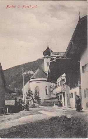 Teilansicht mit Kirche. Ansichtskarte in Lichtdruck. Ungelaufen.