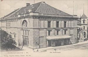 Bild des Verkufers fr Das Stadttheater. Ansichtskarte in Lichtdruck. Ungelaufen. zum Verkauf von Antiquariat Heinz Tessin