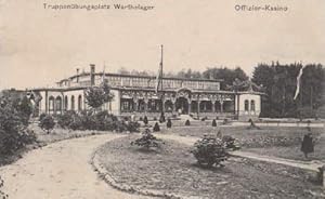 Seller image for Truppenbungsplatz Warthelager. Offizier-Kasino. Ansichtskarte in Lichtdruck. Ungelaufen. for sale by Antiquariat Heinz Tessin