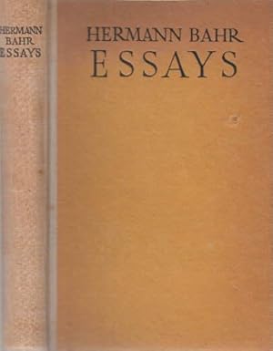 Seller image for Essays. 2.Auflage. for sale by Antiquariat Heinz Tessin