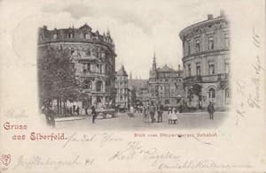 Gruss aus Elberfeld. Blick vom Döppersberger Bahnhof. Ansichtskarte in Lichtdruck. Abgestempelt E...