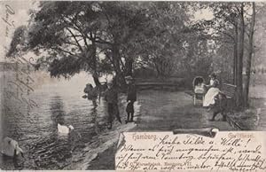 Bild des Verkufers fr Gurlittinsel. Ansichtskarte in Lichtdruck. . Abgestempelt Hamburg 08.08.1913. zum Verkauf von Antiquariat Heinz Tessin