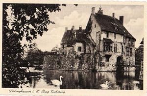 Bild des Verkufers fr Burg Vischering. Ansichtskarte in Lichtdruck. Ungelaufen. zum Verkauf von Antiquariat Heinz Tessin