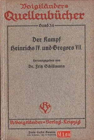 Seller image for Der Kampf Heinrichs IV. und Gregors VII. for sale by Antiquariat Heinz Tessin
