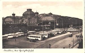 Der Hauptbahnhof. Ansichtskarte in Photodruck. Ungelaufen.