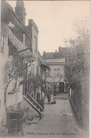 Bild des Verkufers fr Kselaus Gang - Gr. Burgstrasse 41. Ansichtskarte in Lichtdruck. Ungelaufen. zum Verkauf von Antiquariat Heinz Tessin