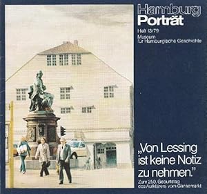 Imagen del vendedor de Heft 13/79.  Von Lessing ist keine Notiz zu nehmen". Mit sehr vielen Abbildungen. a la venta por Antiquariat Heinz Tessin