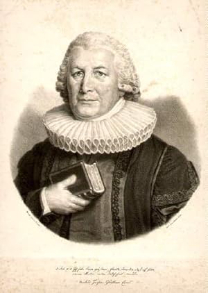 (03.04.1766 - 21.03.1837) Pastor an St.Jacobi in Hamburg. Lithographie von F.C.Gröger und H.Alden...