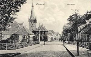 Münstertor. Ansichtskarte in schwarz-weiß.