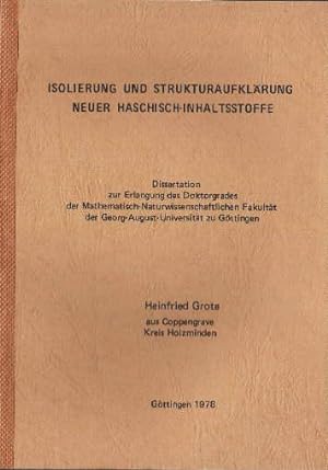 Isolierung und Strukturaufklärung neuer Haschisch-Inhaltsstoffe. Dissertation.