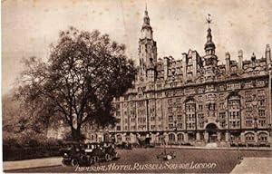 Imperial Hotel, Russell Square. Ansichtskarte in bräunlichem Lichtdruck. Ungelaufen.