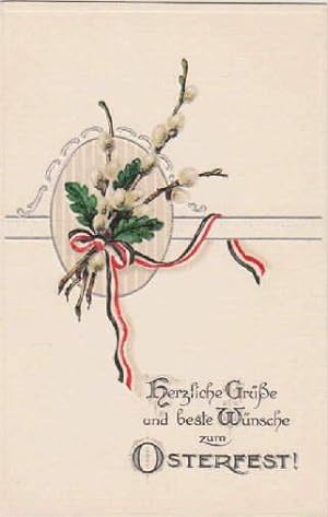 Bild des Verkufers fr Farbige Postkarte mit Prgedruck. Ungelaufen. zum Verkauf von Antiquariat Heinz Tessin