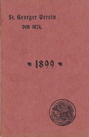 Bild des Verkufers fr Rckblick auf die 25-jhrige Thtigkeit des St.Georger Vereins von 1874. zum Verkauf von Antiquariat Heinz Tessin