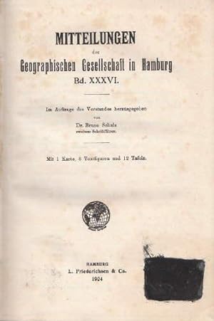 Bericht über eine im Auftrage der Geographischen Gesellschaft zu Hamburg 1923 und 1924 unternomme...