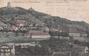 m. Bismarckturm. Ansichtskarte in farbigem Lichtdruck. Abgestempelt 16.08.1920.