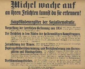 Michel wache auf, an den Früchten kannst du sie erkennen ! Hauptsündenregister der Sozialdemokra...