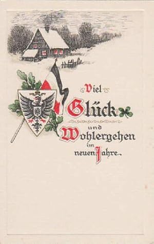 Imagen del vendedor de Farbige Postkarte mit Prgedruck. Ungelaufen. a la venta por Antiquariat Heinz Tessin
