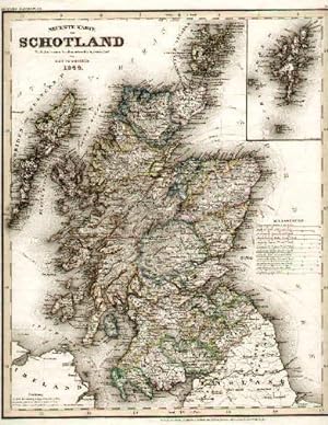 Neueste Karte von Schottland. Nach den besten Quellen entworfen und gezeichnet von Hauptmann Rade...