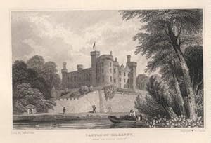 Castle of Kilkenny, from the College Meadow. Stahlstich von W.Taylor nach Robertson.