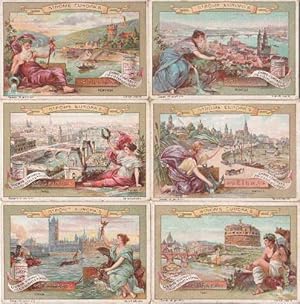 Image du vendeur pour Strme Europas. 6 Bilder in Chromolithographie mit bedruckter Rckseite. mis en vente par Antiquariat Heinz Tessin