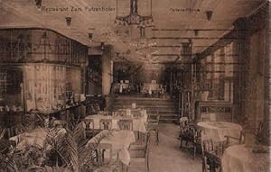 Bild des Verkufers fr Restaurant zum Patzenhofer. Am Stephansplatz, Inhaber Max Lehre. Innenansicht (Paterre-Rume). Ansichtskarte in brunlichem Lichtdruck. Abgestempelt Hamburg 26.08.1921. zum Verkauf von Antiquariat Heinz Tessin