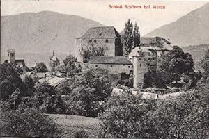 Image du vendeur pour Schlo Schnna bei Meran. Ansichtskarte in Lichtdruck. Abgestempelt Meran 06.04.1906. mis en vente par Antiquariat Heinz Tessin