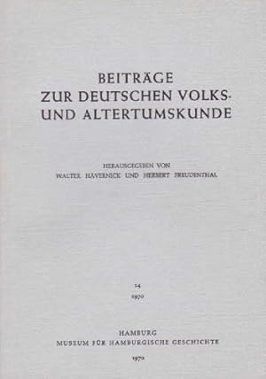 Bild des Verkufers fr Beitrge zur deutschen Volks- und Altertumskunde. Band 7. Mit 3 Tafeln. zum Verkauf von Antiquariat Heinz Tessin