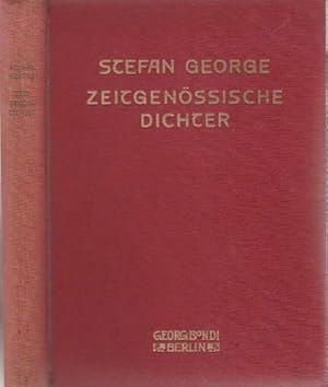 Bild des Verkufers fr Zeitgenssische Dichter. Erster Band. 3. Auflage. zum Verkauf von Antiquariat Heinz Tessin