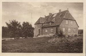 Seller image for Ferienheim des Vereins geborener Hamburger. Ansichtskarte in brunlichem Lichtdruck. Abgestempelt Buchholz 20.06.1928. for sale by Antiquariat Heinz Tessin