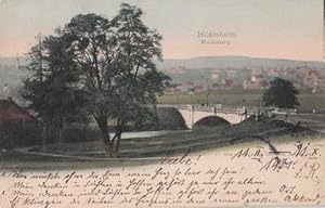 Bild des Verkufers fr Moritzberg. Ansichtskarte in farbigem Lichtdruck. Abgestempelt Hildesheim 11.10.1901. zum Verkauf von Antiquariat Heinz Tessin