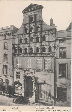 Bild des Verkufers fr Facade am Kohlmarkt. Ansichtskarte in Lichtdruck. Ungelaufen. zum Verkauf von Antiquariat Heinz Tessin