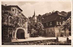 Gasthaus Tannenberg". Ansichtskarte in Photodruck. Abgestempelt Jugenheim 15.08.1941.