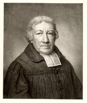 (1755 - 1834) Pastor in Hamburg. Lithographie von F.C.Gröger und H.Aldenrath nach F.C.Gröger - Ha...