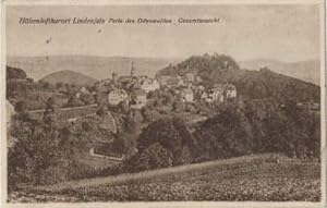 Höhenluftkurort Lindenfels, Perle des Odenwaldes. Gesamtansicht. Ansichtskarte in Lichtdruck. Abg...