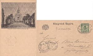 Nürnberg 1896. Ganzsache mit Stempel : Nürnberg Landesausstellung 15.07.1896".