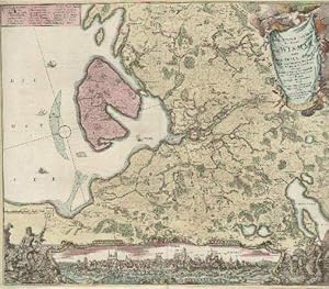 Particular Carte von Wismar nebst der Insul Poel und angedeuteter Bloquade zu Wasser und zu Lande...