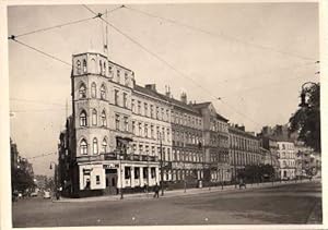 Ecke Eimsbütteler Straße (heute Budapester Straße) / Kieler Straße. Original-Photoabzug.