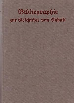 Bibliographie zur Geschichte von Anhalt.