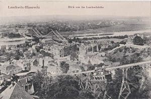 Loschwitz-Blasewitz. Blick von der Loschwitzhöhe. Ansichtskarte in Lichtdruck. Abgestempelt Dresd...