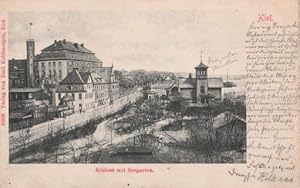 Schloß und Seegarten). Ansichtskarte in Lichtdruck: Abgestempelt Kiel 17.07.1900.