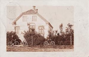 Ansicht eines Hauses. Photopostkarte. Abgestempelt Aarhus 07.06.1906.