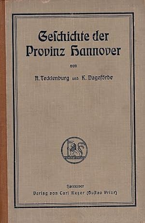 Geschichte der Provinz Hannover. 3. Auflage.
