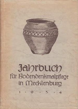 Jahrbuch der Bodendenkmalpflege 1954. Mit vielen Karten und Abbildungen.