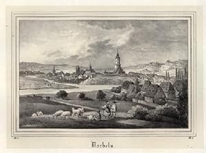 Bild des Verk�ufers f�r Gesamtansicht. Kreidelithographie auf aufgewalztem Chinapapier aus Saxonia. zum Verkauf von Antiquariat Heinz Tessin