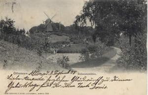 Rolandsmühle. Ansichtskarte in schwarz-weiß. Abgestempelt Altona 01.09.1905.